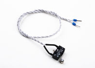 Белые автоматические электрические сборки кабеля переплели провод PVC с миниатюрным переключателем