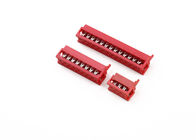 Микро- спички ИДК 06 путей кабельного соединителя 1,27 Мм изоляции красного цвета ПА46