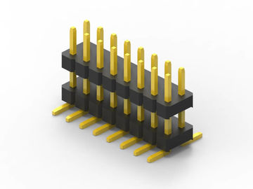 2.54 мм Мужчина Smd Pin Header, латунный контактный материал
