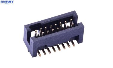 1.27 мм PCB 14 штифтов коробка заголовка соединитель поверхность монтаж нейлон 6T черный
